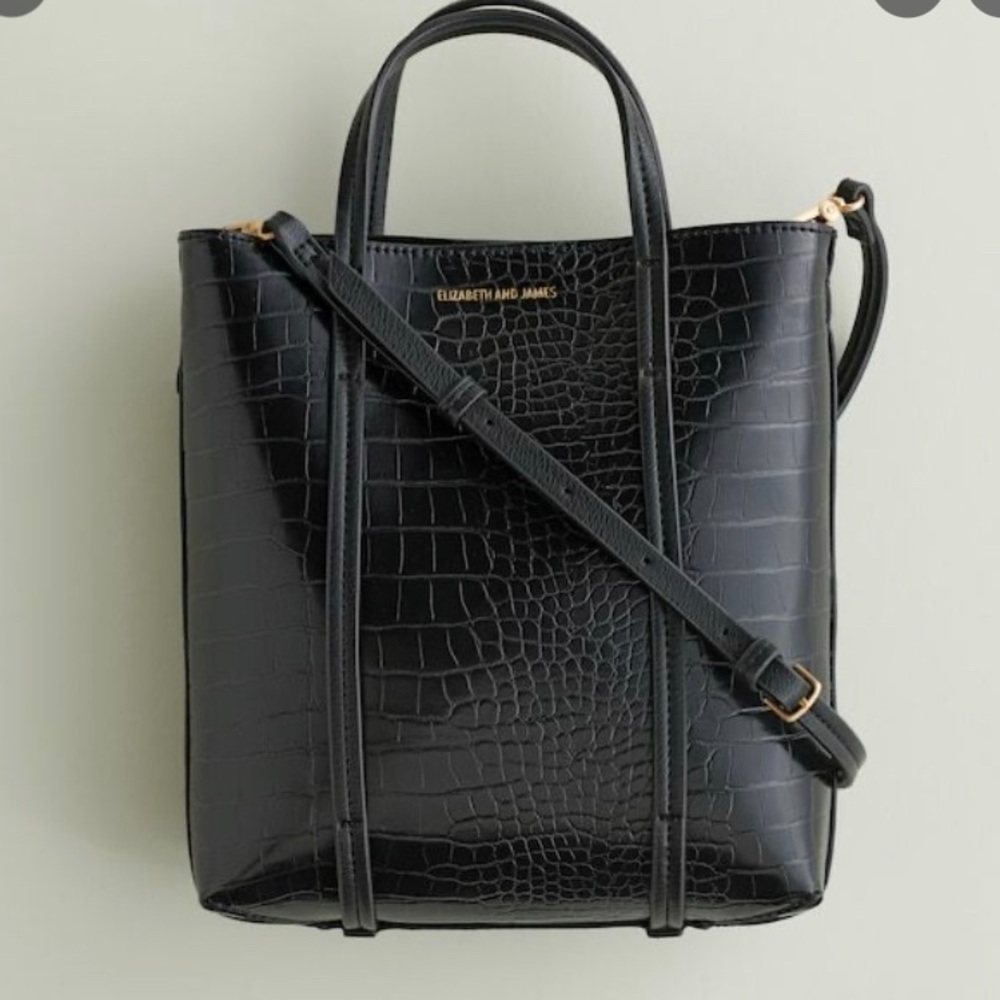 Elizabeth and James Black Bag